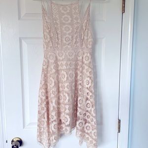 Free people strappy crochet short cocktail dress 2